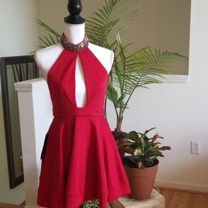 Bebe Dress in Red